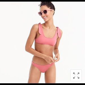 NEW J.Crew Light Pink Swim Suit Top